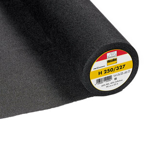 Vlieseline Tussenvoering H250 plakbaar 90cm zwart