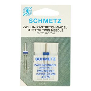 Schmetz Stretch tweeling 1 naald 4.0-75