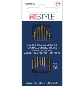 ReStyle Sharps naainaalden standaard 3 -9, 20 stuks