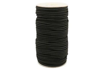 Koord elastiek 3mm - 000 - Zwart