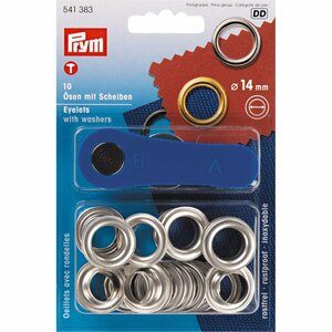 Prym Ringen en schijven 14mm zilver - 10st