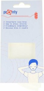 Pronty Innaaibare sous-bras katoen halve mouw - per paar