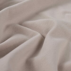Boordstof - rondgebreid - Cotton 95%, Elastane 5% - Sand