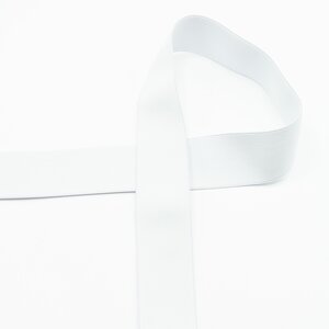 Boordelastiek Wit-40 mm