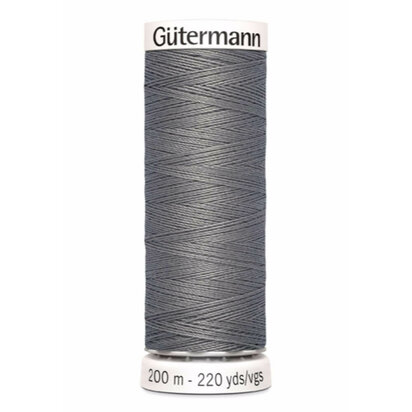 Grijs - Gütermann Allesnaaigaren 200m - 496