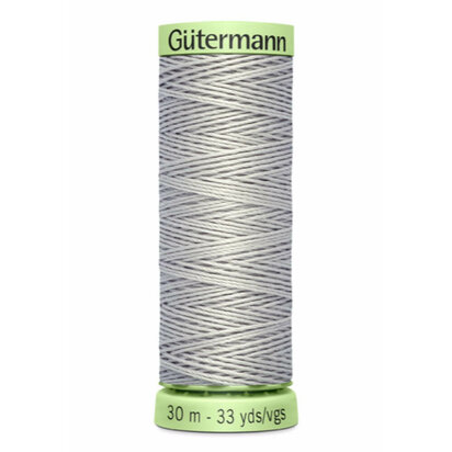 Grijs - Gütermann Knoopsgatgaren 30m  - 038