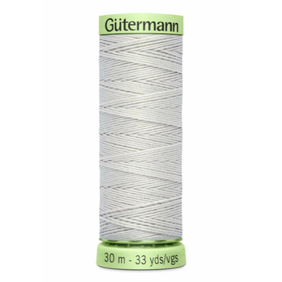 Grijs - Gütermann Knoopsgatgaren 30m  - 008