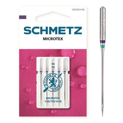 Schmetz Microtex naalden dikte 70 - 5 naalden