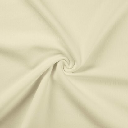 Boordstof - rondgebreid - Cotton 95%, Elastane 5% - Ecru