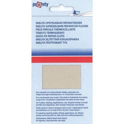 Pronty Reparatiedoek Snelfix opstrijkbaar- 030 - beige