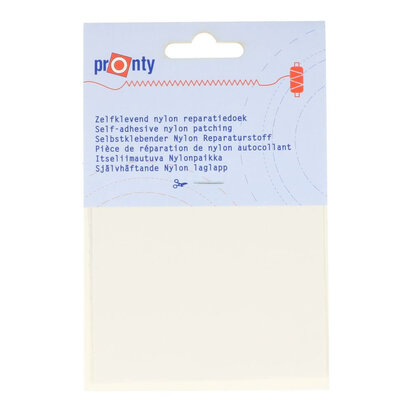 Pronty Reparatiedoek nylon zelfklevend- 010 - wit