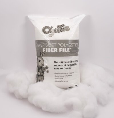 Kussenvulling - Knuffelvulling - Fiberfill vulling 500 GRAM White 100% PE