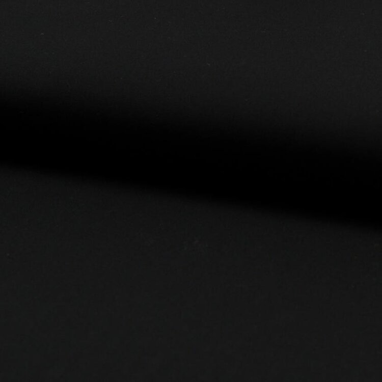 Poplin  Black 100% Katoen