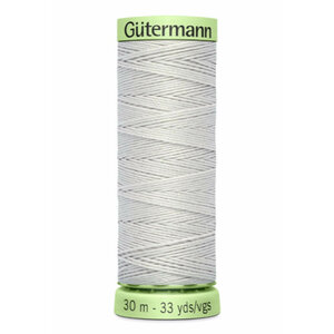 Grijs - Gütermann Knoopsgatgaren 30m  - 008